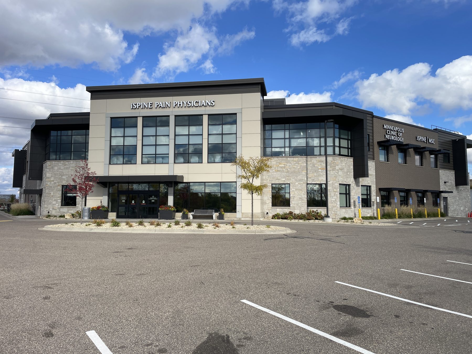 Two-story retail and office building