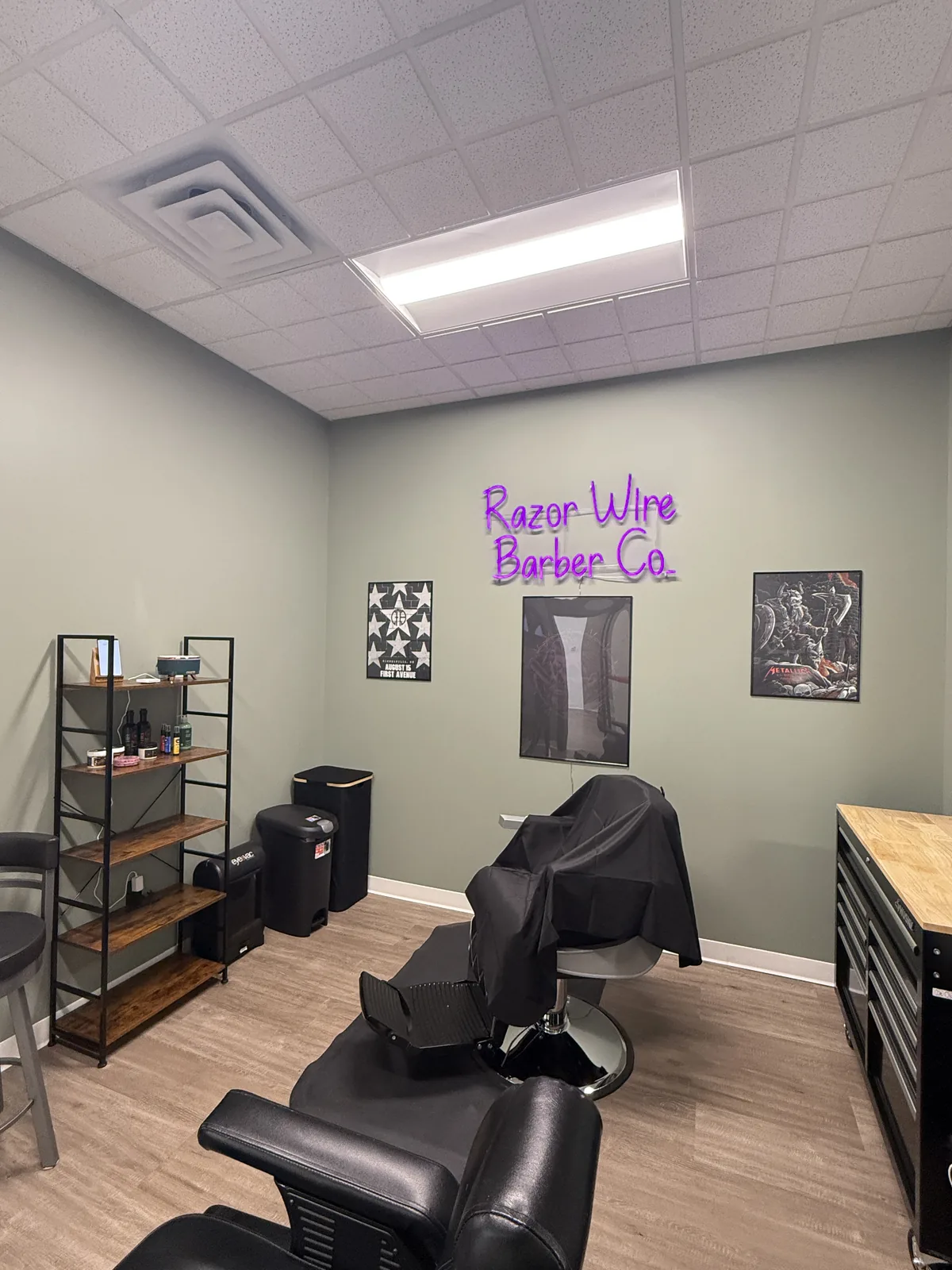 Barber studio suite fitted out and trading