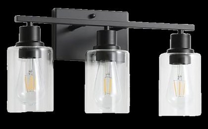 Lighting · Black finish option